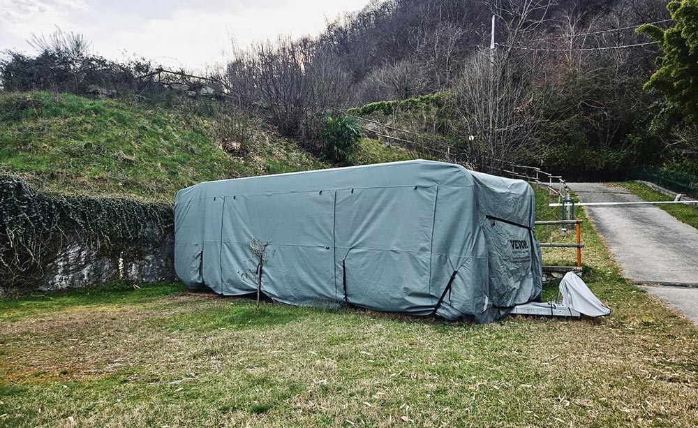 Überwintern sie ihr Wohnmobil oder Wohnwagen bei Temperaturen in Seenähe von max. 0 Grad.